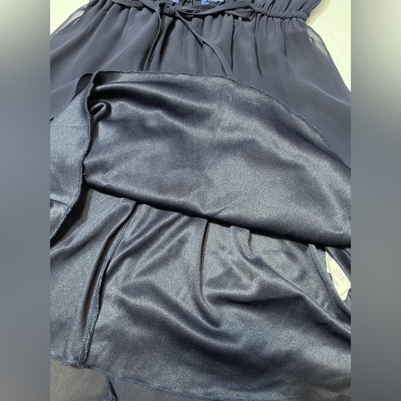 Sequin Hearts Blue Floral Boho Dress with Tassels in Women’s Size Extra Small - Picture 14 of 15